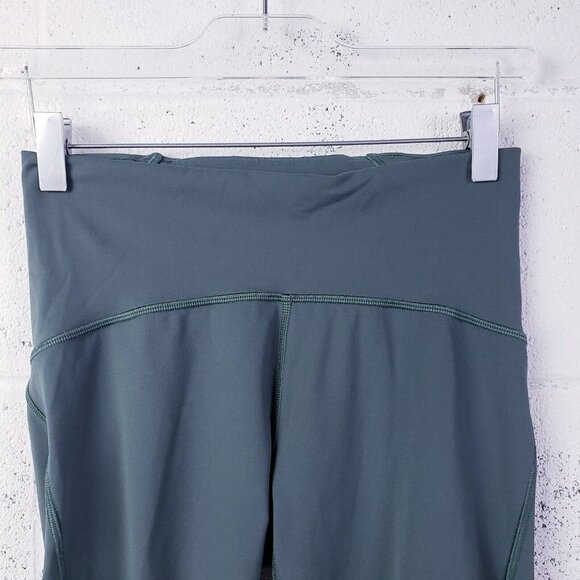 Lululemon Womens Size 6 Train Times Crop Legging High Rise Green 18" - Picture 3 of 7